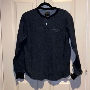 Dark Seas Men’s pullover cotton ribbed sweatshirt